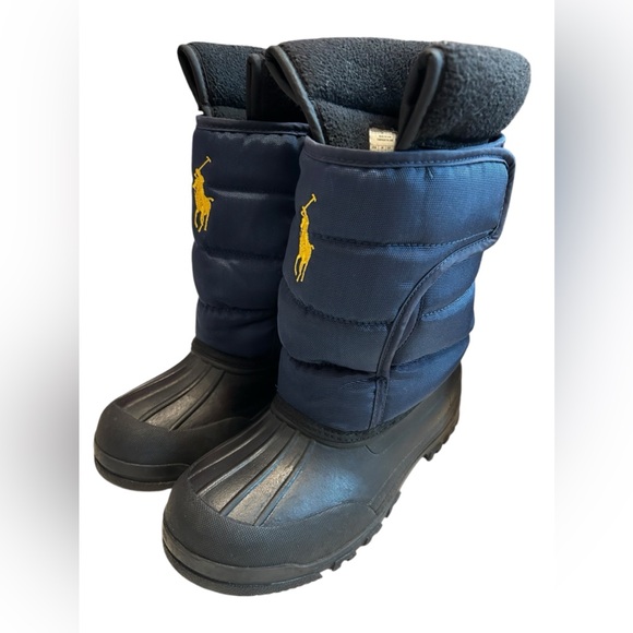Kids Polo Ralph Lauren Winter Boots SZ 3 - Picture 3 of 10